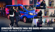 Çerkezköy merkezli yasa dışı bahis operasyonu! 2 milyar 146 milyon TL’lik işlem hacmi