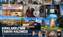 Kırklareli’nin tarihi hazinesi! 1500 yıllık Vize Küçük Ayasofya zamana meydan okuyor