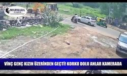 Vinç genç kızın üzerinden geçti! Korku dolu anlar kamerada