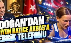 Erdoğan'dan şampiyon Hatice Akbaş'a tebrik telefonu