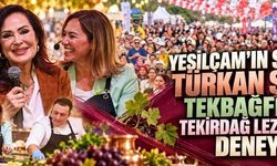 Yeşilçam’ın Sultanı Türkan Şoray, TEKBAĞFEST’te Tekirdağ lezzetlerini deneyimledi