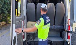 Edirne’de eksikleri bulunan servis aracının sürücüsüne 3 bin 719 TL ceza