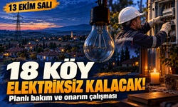 Kırklareli'nde 18 köy 13 Ekim'de elektriksiz kalacak
