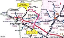Edirne'de 3 ilçeyi bağlayan yolda büyük değişim!
