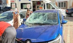 Ergene'de korkunç kaza! 7. kattan otomobilin üzerine düştü! 54 yaşındaki adam kurtarılamadı