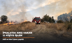 Edirne’de anız yakan 11 kişiye işlem yapıldı