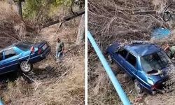 Direksiyon kilitlendi köprüden dereye uçtu! Süleymanpaşa'da korkunç kaza