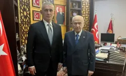 Dikkat çeken buluşma! TFF Başkanı Hacıosmanoğlu Bahçeli'yi ziyaret etti