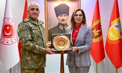 Başkan Yüceer'den Tümgeneral Davut Ala'ya ziyaret