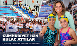 29 Ekim Cumhuriyet Kupası Yüzme Yarışları'nda derece alanlar ödüllendirildi