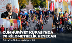 Edirne’de 17’inci Cumhuriyet Kupası Bisiklet Yol Yarışı tamamlandı