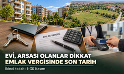 Emlak vergisinde ikinci taksit dönemi başlıyor: Son gün 30 Kasım