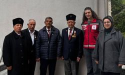 Kıbrıs gazilerinden Vize Sosyal Hizmet Merkezi'ne ziyaret