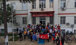 Uzunköprü'de Pedallar dayanışma için döndü