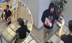 Şemsiyeyi silah gibi gösterip kuyumcuyu soydu! Sahte çıktı