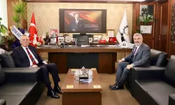 Kaymakam Günlü'den ÇTSO Başkanı Çetin'e iade-i ziyaret