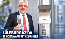 Lüleburgaz’da 17 noktaya ücretsiz su sebili