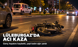 Yaya Geçidinde Yaşlı Kadına Çarpan Genç Motosikletli Hayatını Kaybetti