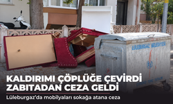 Kaldırımı Çöplüğe Çevirene Affedilmedi: Lüleburgaz'da Zabıta Harekete Geçti