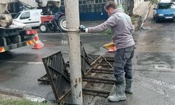 Yeni Sanayi Sitesi'nde yağış öncesi temizlik