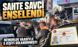 m-Memurluk vaadiyle 5 kişiyi dolandıran sahte savcı tutuklandı