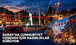 Saray’da Cumhuriyet coşkusu için hazırlıklar sürüyor
