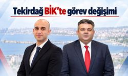 Tekirdağ BİK’te görev değişimi