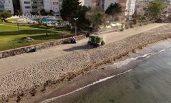 Tekirdağ sahillerinden 14 bin tonu aşkın yosun ve atık toplandı