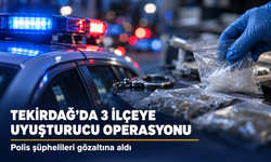 Tekirdağ üç ilçeye uyuşturucu operasyon