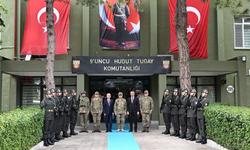 9’uncu Hudut Tugay Komutanlığı’nda sancak töreni