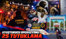 Tekirdağ'da uyuşturucu operasyonu: 25 tutuklama