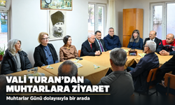 Vali Turan, mahalle muhtarları ile bir araya geldi