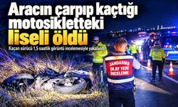 Aracın çarpıp kaçtığı motosikletteki liseli öldü