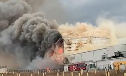 Kırklareli'nde ilaç fabrikasında yangın! Çevre illerden takviye ekipler sevk edildi