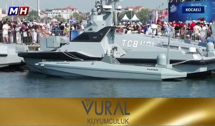TUFAN Kamikaze İDA TEKNOFEST Mavi Vatan'da ilk kez suya indirildi