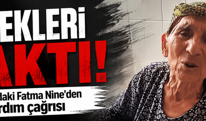80 yaşındaki Fatma Nine yürekleri yaktı! Yardım çağrısı