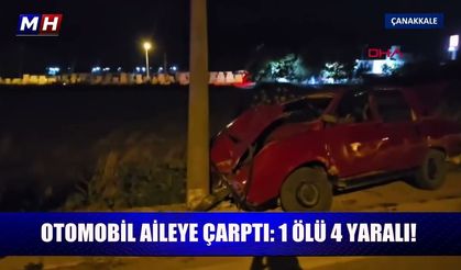 Otomobil, yolun karşısına geçmeye çalışan aileye çarptı: 1 ölü, 4 yaralı