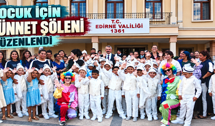 Edirne’de 53 çocuk için sünnet şöleni düzenlendi