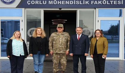 Tümgeneral Ala Çorlu mühendislik Fakültesi'ni ziyaret etti