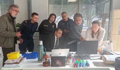 Çakıllı'daki fabrika yangınının ardından hasarlı alanda inceleme