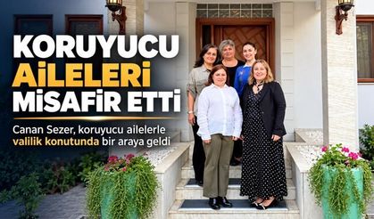 Koruyucu aileleri misafir etti