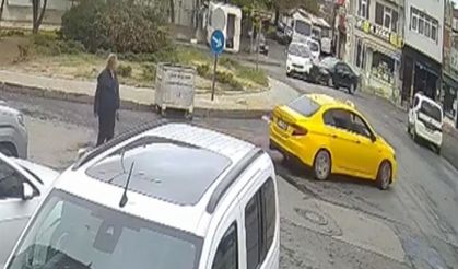 Çorlu'da kaza kamerada! 2 yaşındaki çocuk yaralandı