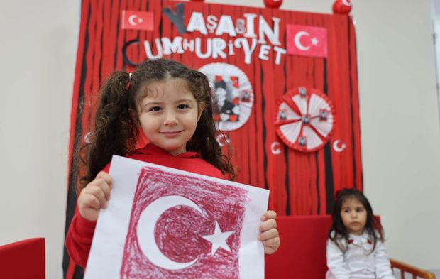 Kapaklı'da minik yürekler Cumhuriyet coşkusuyla buluştu