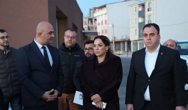Yüceer, Taziye Evi inşaatında incelemelerde bulundu