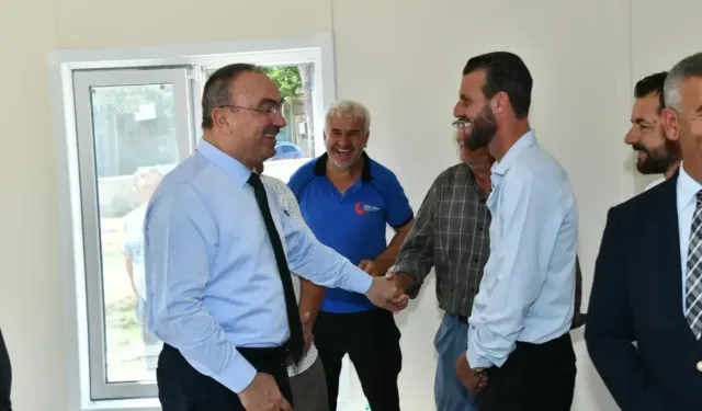 Vali Soytürk, okul inşaatında incelemelerde bulundu
