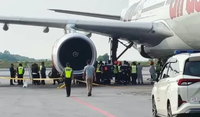 Uçağın iniş takımında ceset bulundu