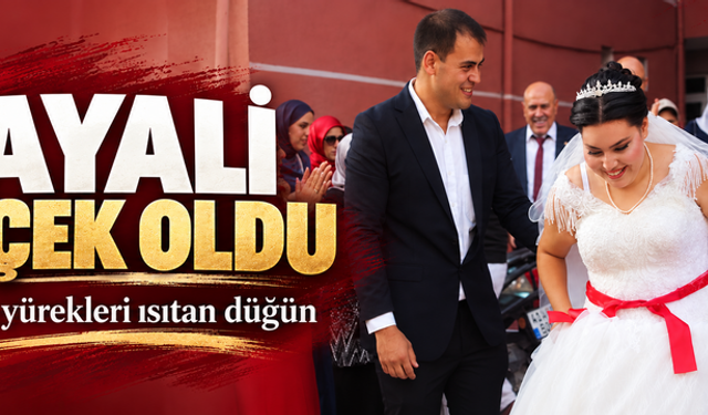 Özel gereksinimli Esmanur'un gelinlik giyme hayali gerçek oldu