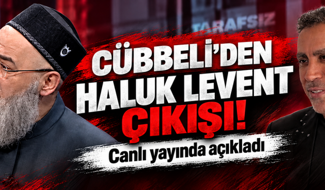 Cübbeli Ahmet Hoca'dan Haluk Levent çıkışı! Canlı yayında açıkladı