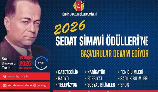 Sedat Simavi Ödülleri'ne başvurular devam ediyor 