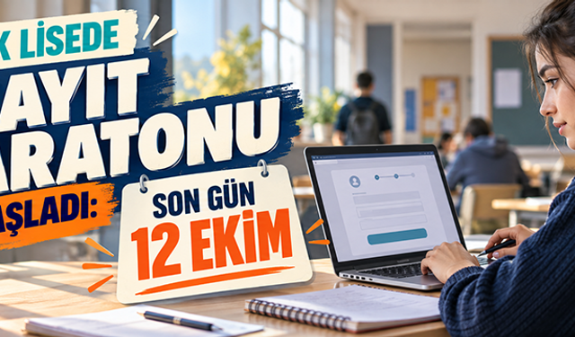 Açık Lise'de kayıt maratonu başladı: Son gün 12 Ekim